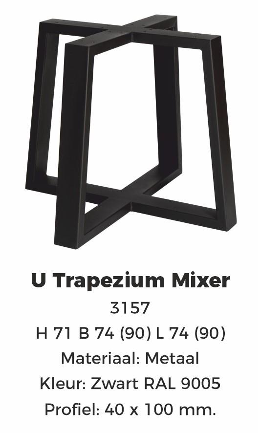U - trapezium mixer