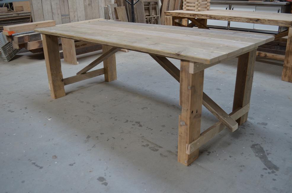 viering huiswerk lont Landtafel van sloophout , boeren tafel barnwood.