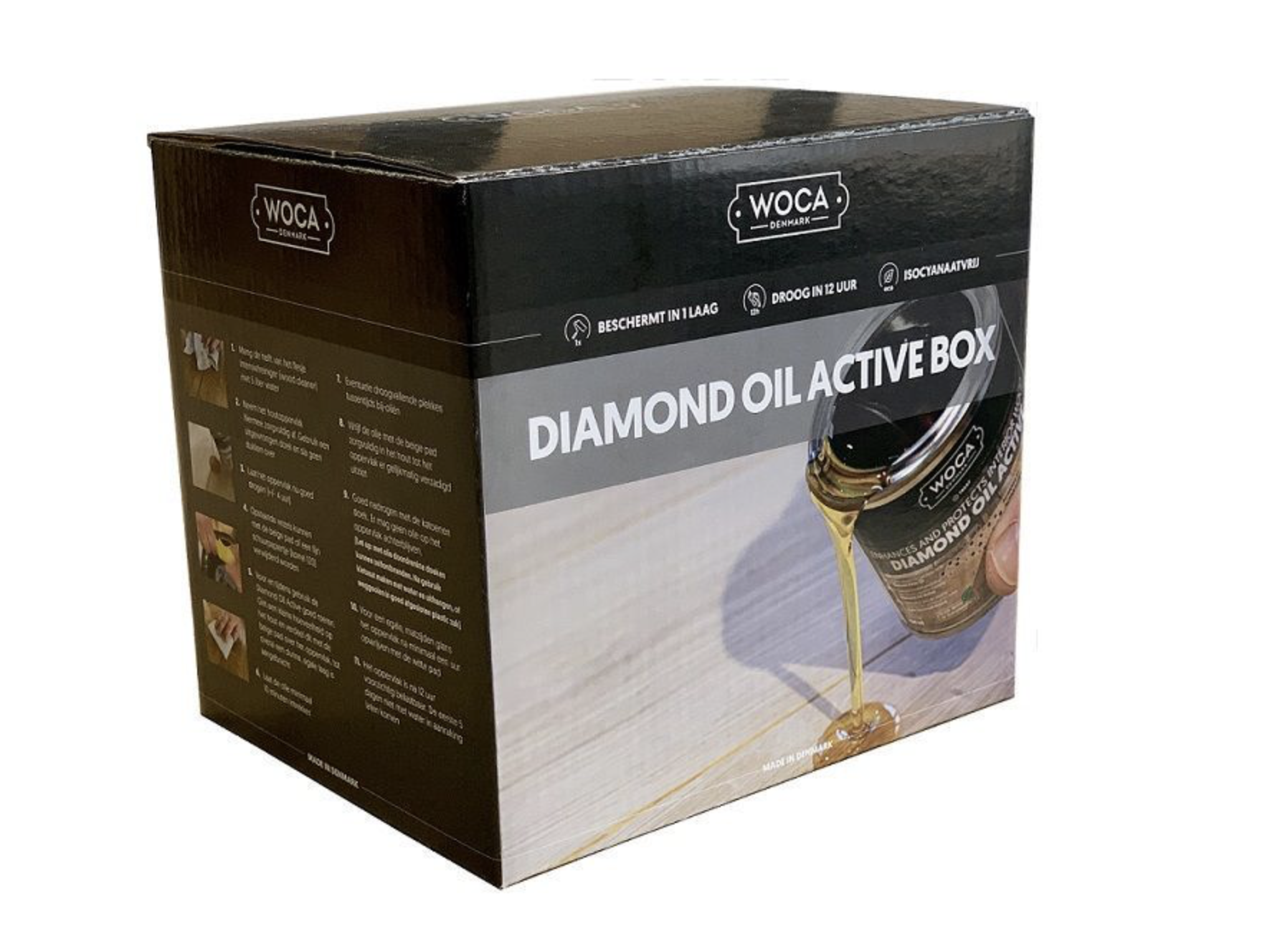 Diamond Oil Active Box - Smoke Brown - 250 ml - Complete set