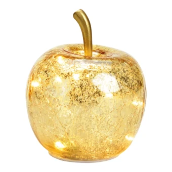 Gouden appel met ledverlichting