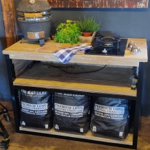 Buitenkeuken,outdoor cooking, Buitenkeuken betonrvs inbouw apparatuur Keuken voor buiten