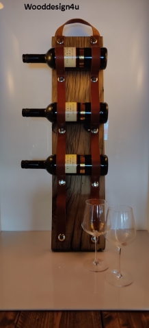 Oak Wine Shelf