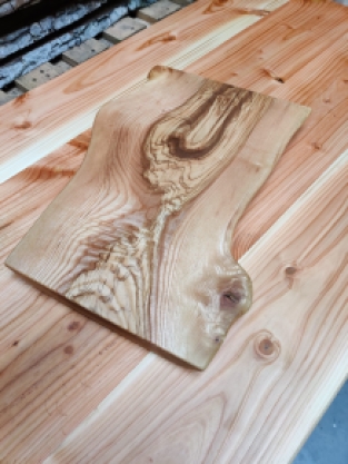 Cutting board, honey locust