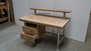 Scaffold tube desk