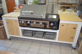 Buitenkeuken stalen frame