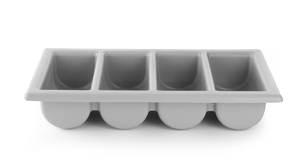 Cutlery tray grey