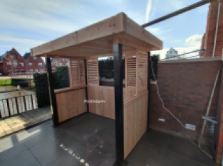 Douglas outdoor kitchen canopy