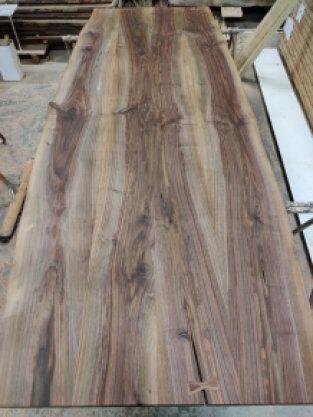 Tabletop of walnut wood