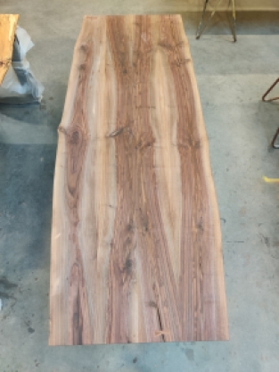 Tabletop of walnut wood