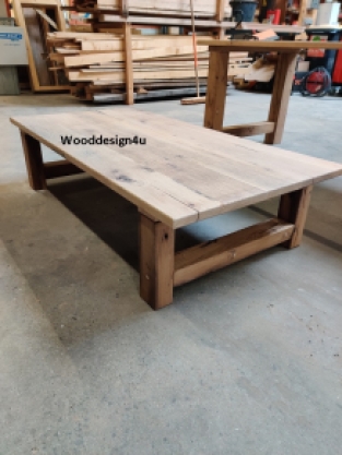 Old oak coffee table