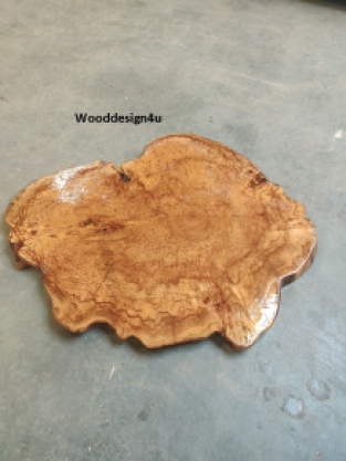 Maple tree trunk coffee table