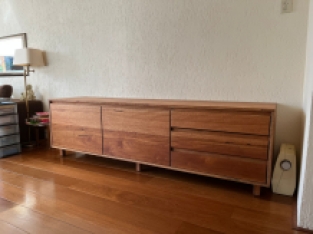 Dressoir van basralocus hout