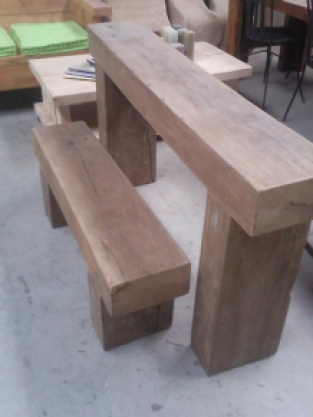 Side table beam